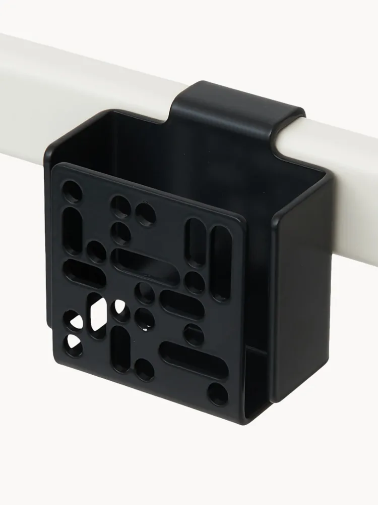 Pedestal Корзина для пультов Remote, 9 x 9 см, Ш 9 × Г 4 см, Чёрный