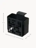 Pedestal Корзина для пультов Remote, 9 x 9 см, Ш 9 × Г 4 см, Чёрный — фото 2