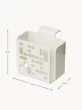 Pedestal Корзина для пультов Remote, 9 x 9 см, Ш 9 × Г 4 см, Кремово-белый — фото 2
