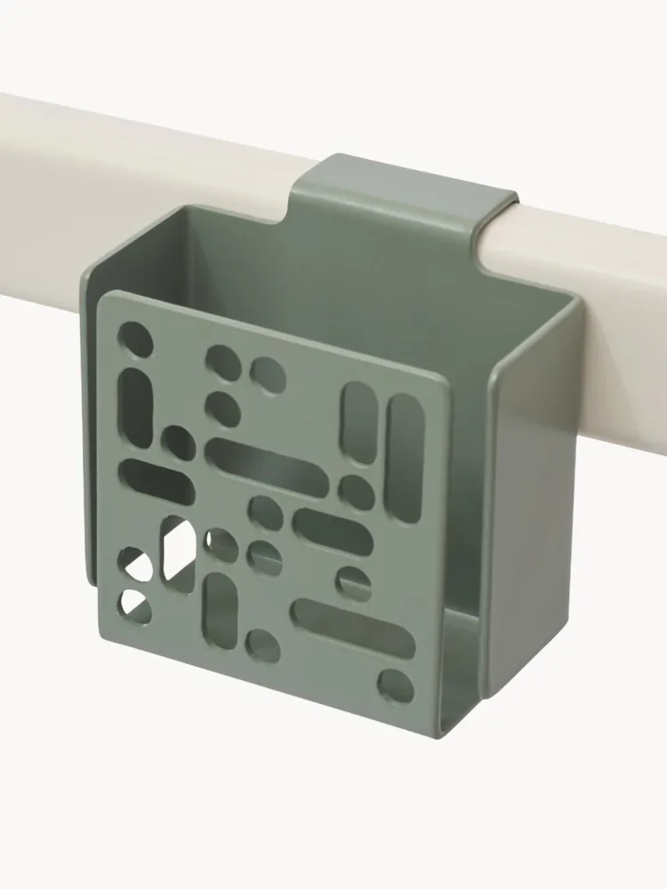 Pedestal Корзина для пультов Remote, 9 x 9 см, Ш 9 × Г 4 см, Шалфейный зелёный