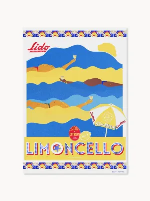 Poster and Frame Постер Hello Bonjour - En Vacances Limoncello
