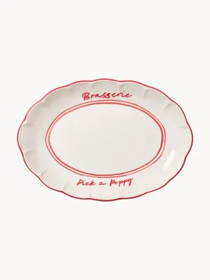 Блюдо для подачи Bistro Pick a Poppy, фаянс, 36 см