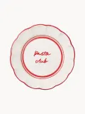 Pick a Poppy Тарелка для завтрака Bistro ручной росписи, Ø 22 × В 4 см, Белый — фото 1