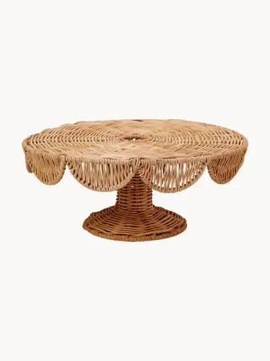 Pick a Poppy Патера для торта Scallop, ротанг с металлическим каркасом