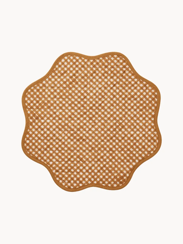 Pick a Poppy Подкладка Scallop с фигурным краем