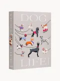 Фотоальбом Printworks Dog Life на 30 страниц с вышитой тканевой обложкой, 27х33х5 см, бежевый — фото 1