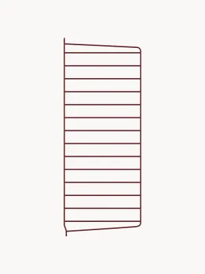 String Furniture Кронштейн настенный String System для полок, панель из стали с порошковой окраской, 30х75 см, красный