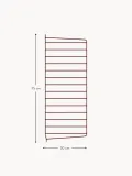 String Furniture Кронштейн настенный String System для полок, панель из стали с порошковой окраской, 30х75 см, красный — фото 2