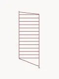 String Furniture Панель напольная для стеллажа String System стальная, ширина 30 см, высота 85 см, красная — фото 1