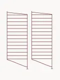 String Furniture Панель напольная для стеллажа String System стальная, ширина 30 см, высота 85 см, красная — фото 5