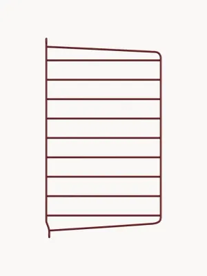 String Furniture Кронштейн настенный String System для полок, панель стальная с порошковой окраской, 30х50 см, красный