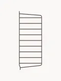 String Furniture Панель настенная String System для стеллажа из стали с порошковой окраской, 20 x 50 см, тёмно-коричневая — фото 3