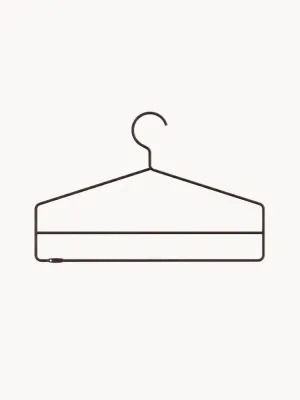 String Furniture Комплект настенных вешалок String System, 4 шт, Ш 41 × В 26 см, Тёмный коричневый