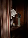 String Furniture Подставка декоративная Museum, постамент из алюминия для декора и растений, 15х15 см, высота 30 см, шалфейно-зелёная — фото 3