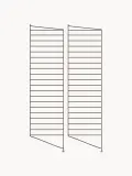 String Furniture Панель напольная для стеллажа String System стальная, ширина 30 см, высота 115 см, тёмно-коричневая — фото 1