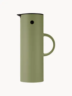 Термокувшин Stelton EM77, 1 л, оливково-зелёный глянцевый