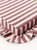 Westwing Collection Комплект подушек на стул Ivette, 2 шт, Ш 40 × Д 40 см, Бордовый — фото 2