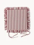 Westwing Collection Комплект подушек на стул Ivette, 2 шт, Ш 40 × Д 40 см, Бордовый — фото 4