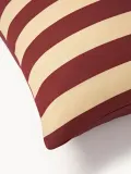 Westwing Collection Пододеяльник Zani бордовый в полоску — фото 3