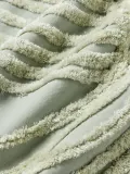 Westwing Collection Наволочка декоративная Zahira с вышивкой, Ш 50 × Д 50 см, Шалфейный зелёный — фото 3