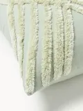 Westwing Collection Наволочка декоративная Zahira с вышивкой, Ш 50 × Д 50 см, Шалфейный зелёный — фото 7