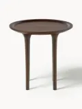 Westwing Collection Столик приставной Jeani, Ø 45 × В 45 см, Тёмное дерево — фото 6