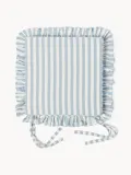 Westwing Collection Комплект подушек на стул Ivette, 2 шт, Ш 40 × Д 40 см, Светлый синий — фото 4