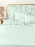 Westwing Collection Наволочка Louane, Ш 40 × Д 80 см, Оливковый зелёный — фото 5
