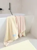 Maison Deux Полотенце Stripes, полотенце для рук, Ш 50 × Д 100 см, Светлый розовый — фото 7