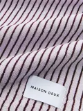 Maison Deux Полотенце Stripes, полотенце для рук, Ш 50 × Д 100 см, Лавандовый — фото 4