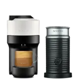Кофемашина Nespresso Vertuo Pop белая и Aeroccino 3 — фото 1