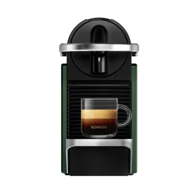 Кофемашина Nespresso Pixie тёмно-зелёная