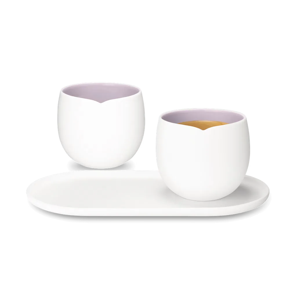 Nespresso Чашки Origin Lungo лавандовые