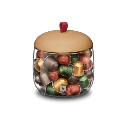 Nespresso Контейнер для капсул Mia с деревянной крышкой