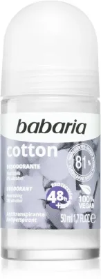 Babaria Deodorant Cotton - набор питательных шариковых антиперспирантов 5 шт., 50 мл