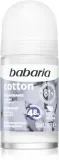 Babaria Deodorant Cotton - набор питательных шариковых антиперспирантов 5 шт. / 50 ml / GTIN 8410412280143 — фото 1