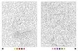Hachette раскраска по номерам Disney Pixar - Coloriages Magiques - Mystères (7+) - ELEMENTAIRE — фото 3