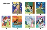 Hachette раскраска по номерам DISNEY PRINCESSES - Coloriages Magiques - Mystères (7+) — фото 4