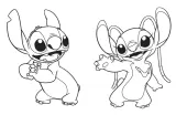 Hachette раскраска по номерам STITCH - Stitch à colorier - Vol. 2 - Disney — фото 3