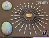 TOOLI-ART акриловые маркеры фломастеры, 24 шт., 0,7 мм PASTEL — фото 4