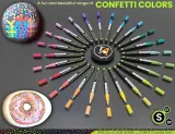TOOLI-ART акриловые маркеры фломастеры, 24 шт., 0,7 мм Confetti — фото 3