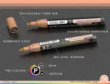 TOOLI-ART акриловые маркеры фломастеры, 22 шт., 3 мм Peau Skin — фото 8