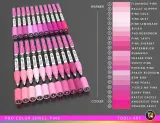 TOOLI-ART акриловые маркеры фломастеры, 22 шт., 0,7 мм Pink — фото 7