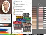 TOOLI-ART акриловые маркеры фломастеры, 22 шт., 1-7 мм Skin — фото 6