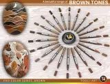 TOOLI-ART акриловые маркеры фломастеры, 0.7 мм , 22 шт. Brown — фото 3