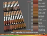 TOOLI-ART акриловые маркеры фломастеры, 0.7 мм , 22 шт. Brown — фото 6