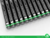 TOOLI-ART акриловые маркеры фломастеры, 22 шт., 0,7 мм Green — фото 5