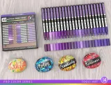 TOOLI-ART акриловые маркеры фломастеры, 22 шт., 0,7 мм Purple — фото 2