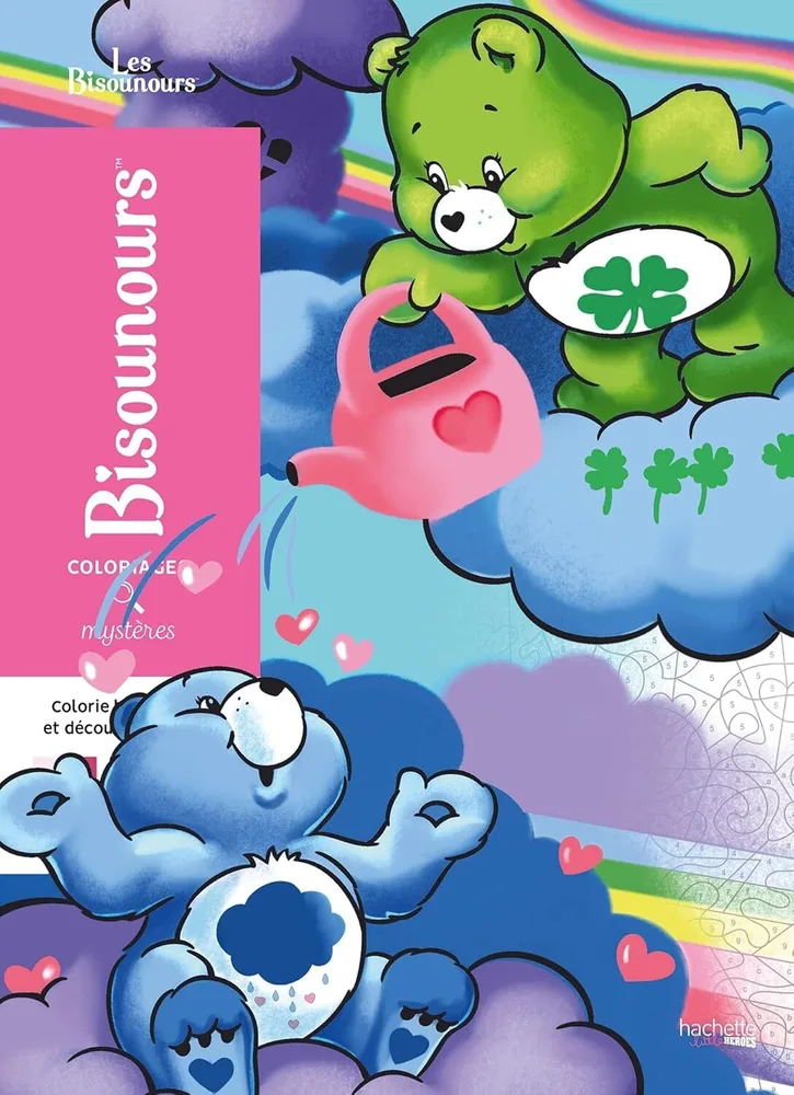 Раскраска по номерам Coloriages mystères - Bisounours, 112 стр