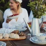 IKEA SILVERSIDA (ИКЕА СИЛВЕРСИДА) — - Тарелка, узор/синяя, 20 см — фото 5